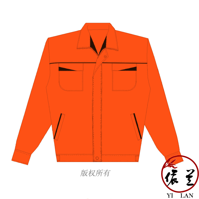 长袖工作服定做