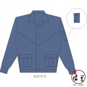 夏季耐磨长袖工作服定做