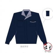 男女同款夏季长袖工作服定制